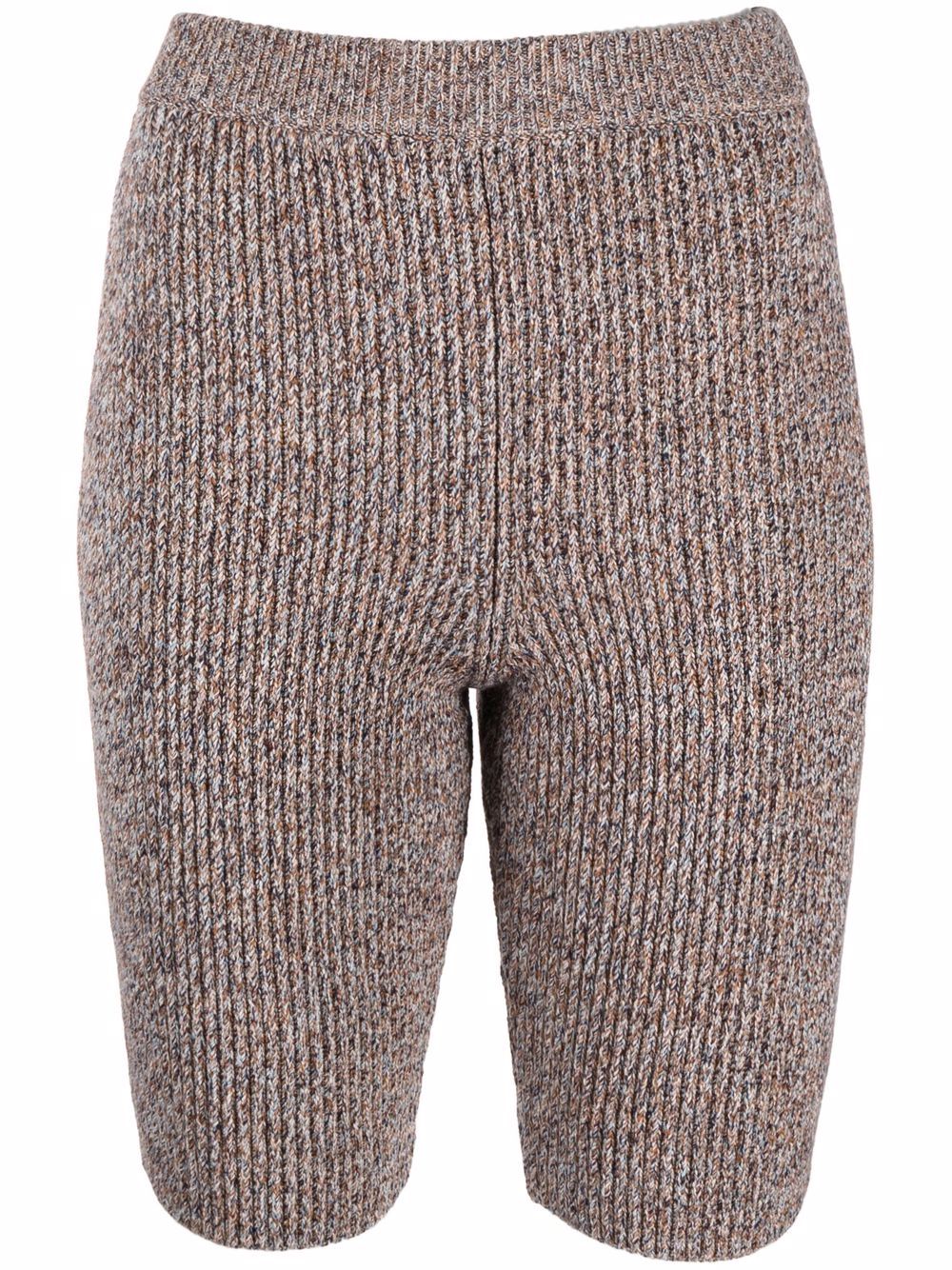 фото Mm6 maison margiela ribbed-knit shorts