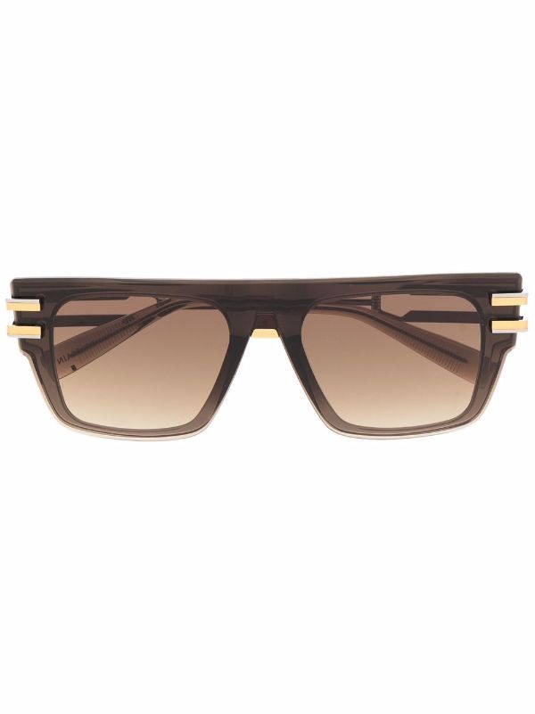 balmain flat top sunglasses