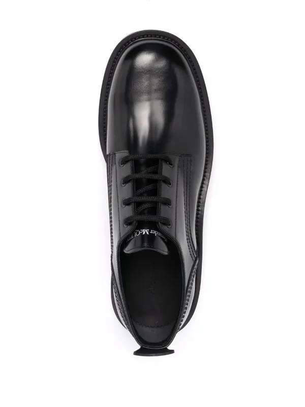 Alexander McQueen Derby Leather Shoes 