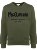 Alexander McQueen logo print sweatshirt - Green