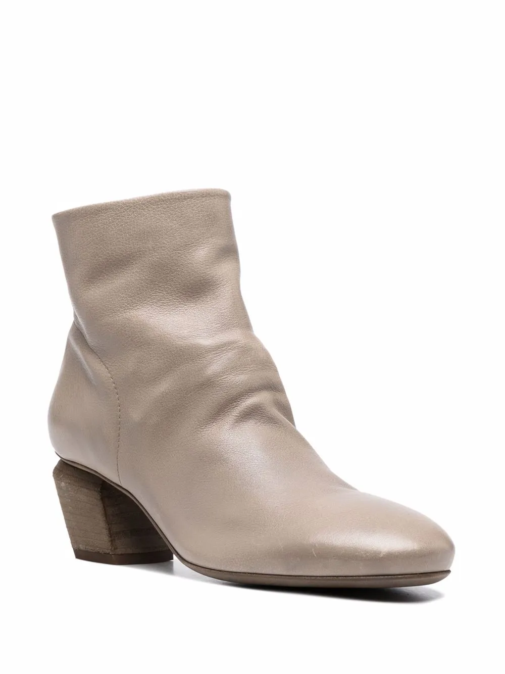 Officine Creative Severine 008 leren enkellaarzen - Beige