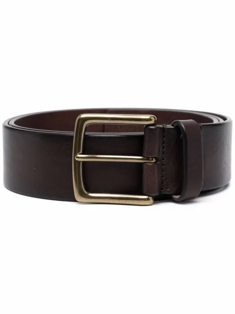 Officine Creative grained buffalo leather belt