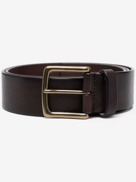 Officine Creative grained buffalo leather belt
