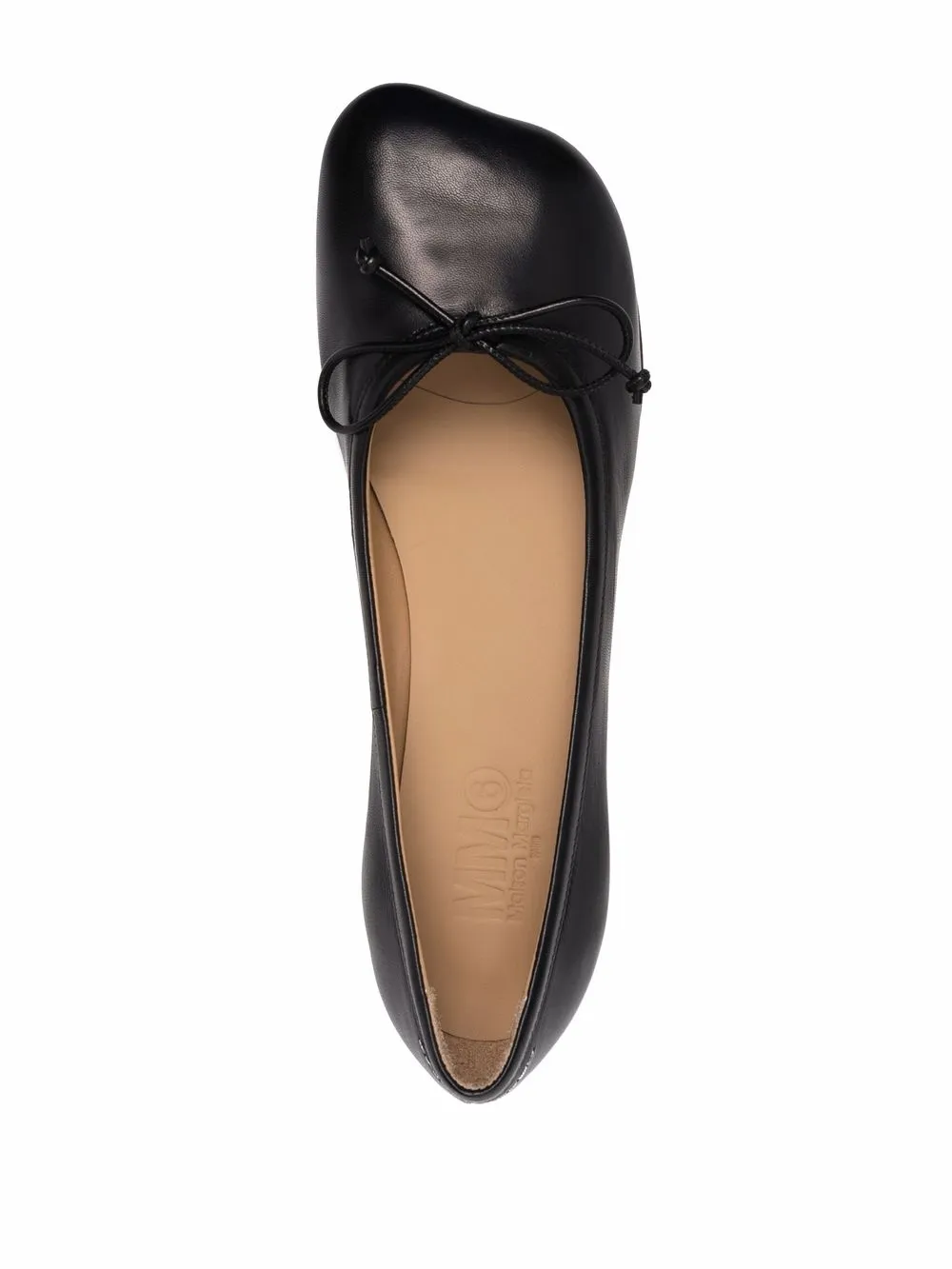 MM6 Maison Margiela square-toe Ballerina Pumps - Farfetch