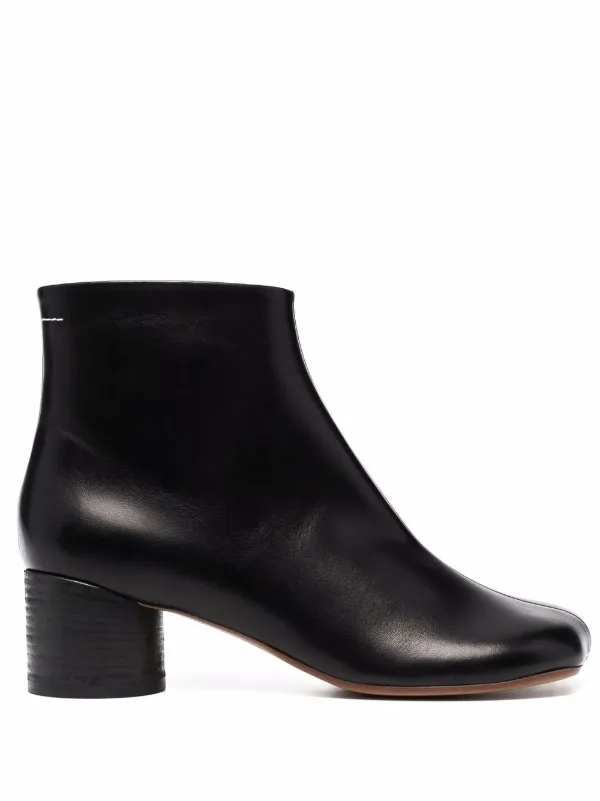 MM6 Maison Margiela square-toe Ankle Boots - Farfetch