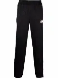COOL T.M chain-print slip-on track trousers - Black