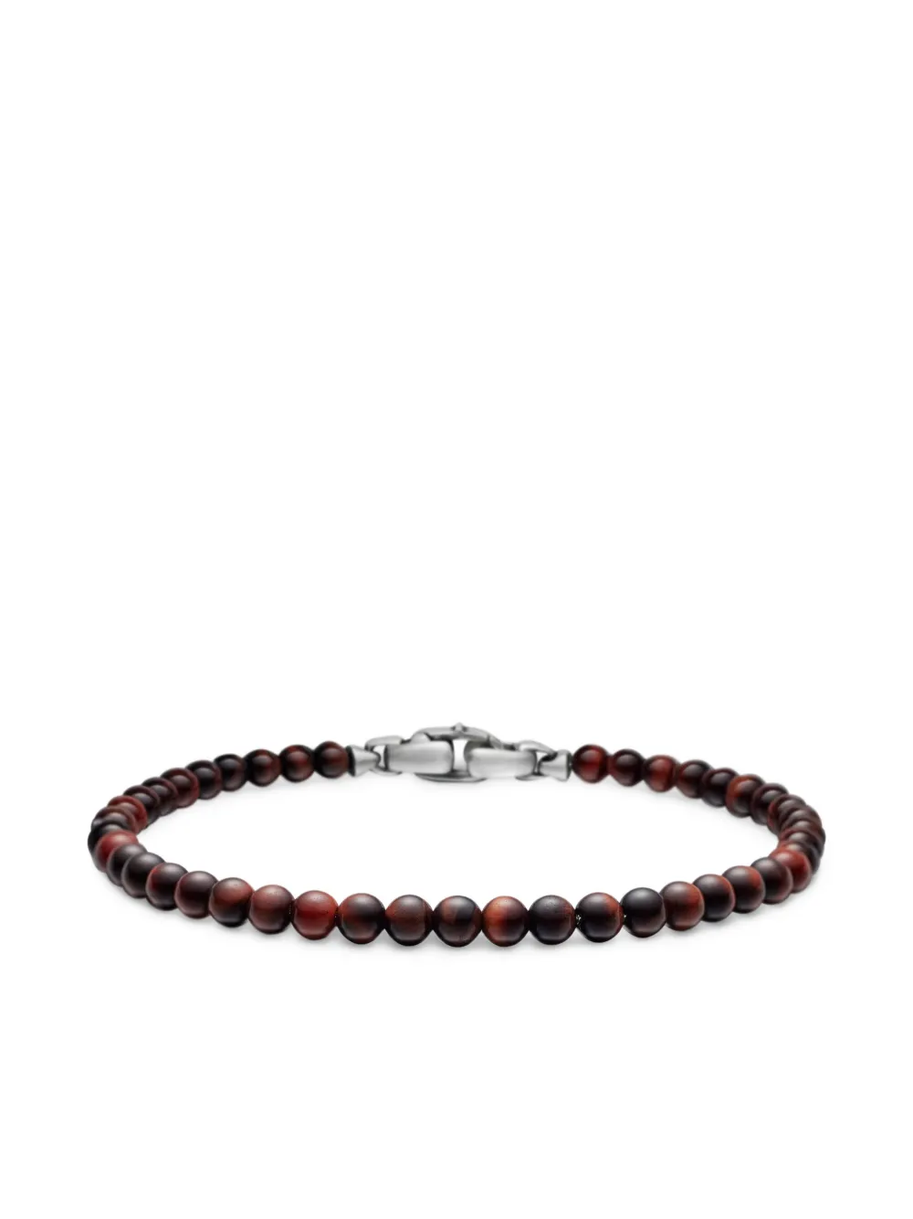 David Yurman sterling silver Spiritual Beads bracelet (4mm) | Brown | Image 1