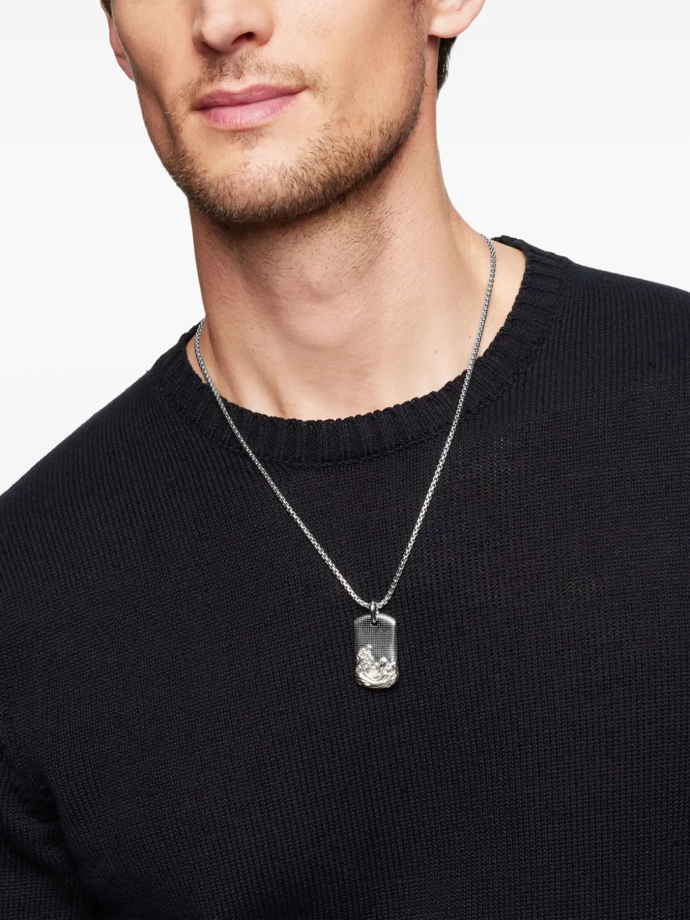 David Yurman Pendente Waves in argento sterling (39mm) | Image 2