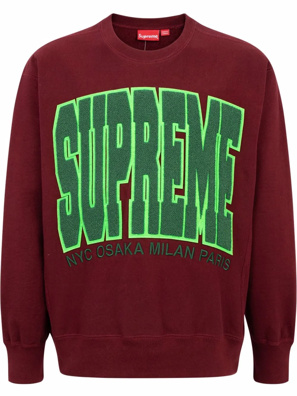 Supreme Cities Arc crew neck Sweatshirt Farfetch