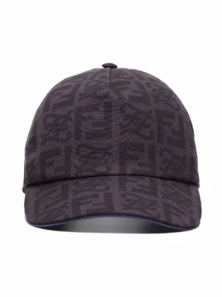 FENDI monogram-pattern Baseball Cap - Farfetch