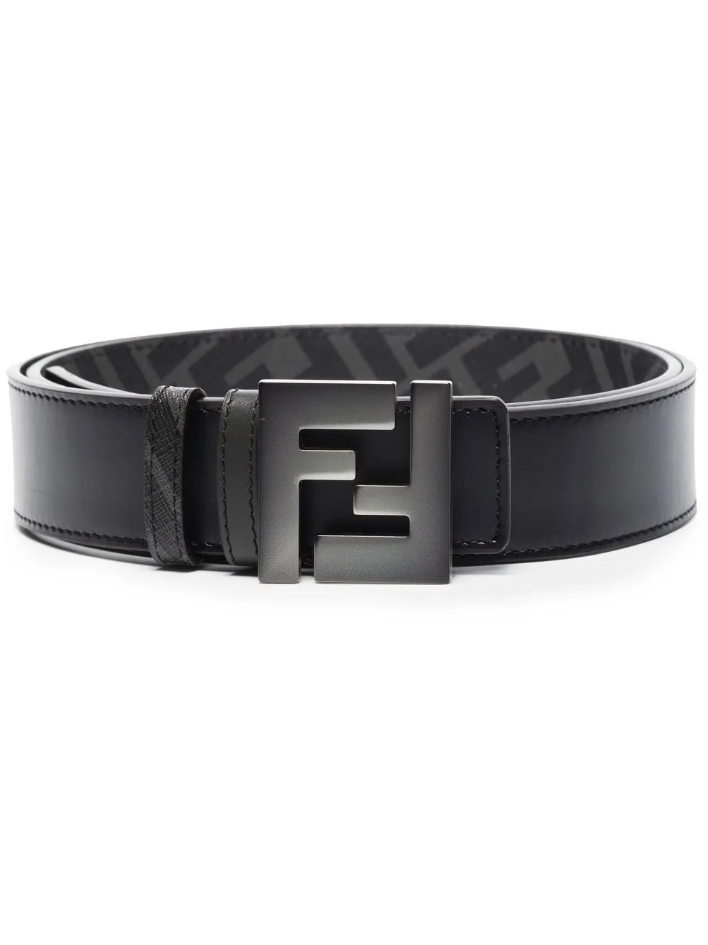 FENDI FF-buckle reversible belt | Black | Image 1