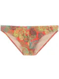 Amir Slama leaf print briefs - Red