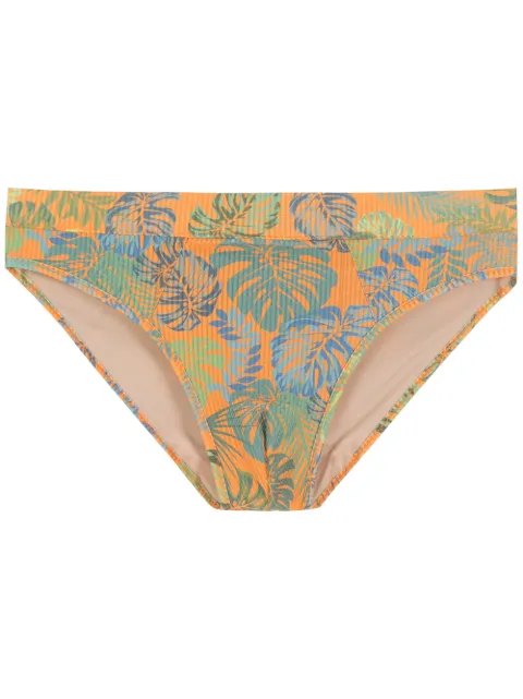 Amir Slama leaf print swim briefs