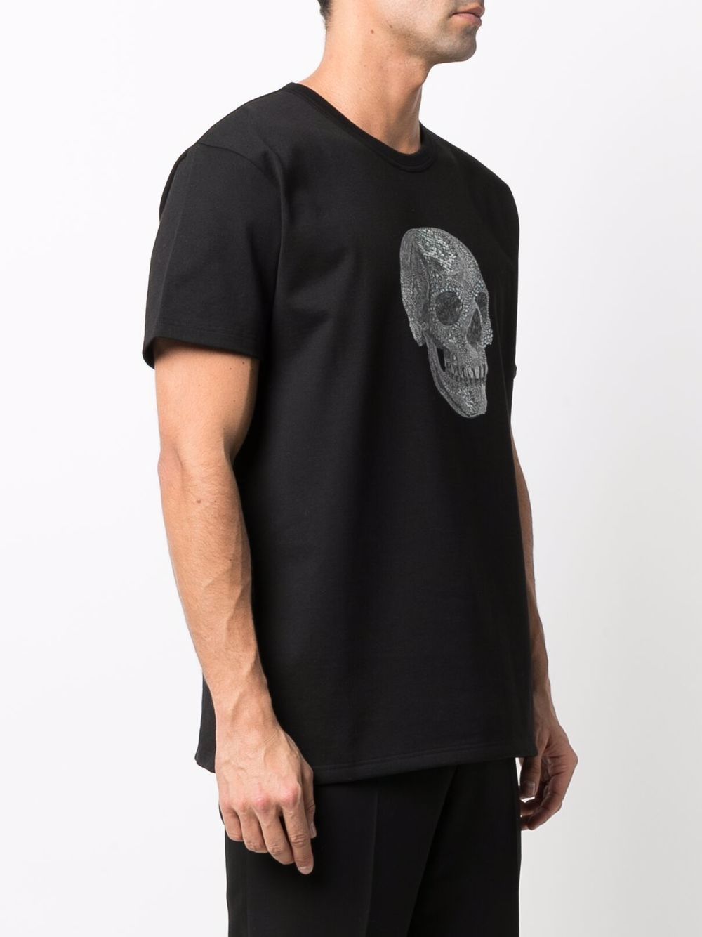 фото Alexander mcqueen футболка с принтом skull