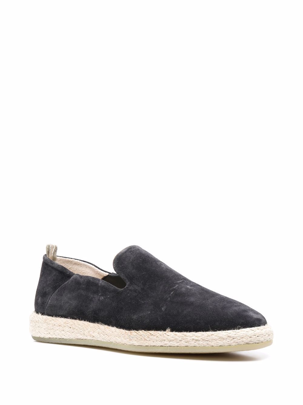 Officine Creative Suède espadrilles - Zwart