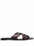 Officine Creative crossover-strap sandals - Brown