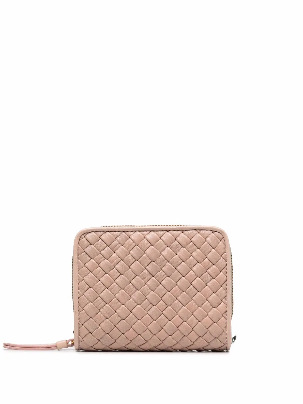 

Officine Creative Juliet 102 interwoven leather purse - Neutrals