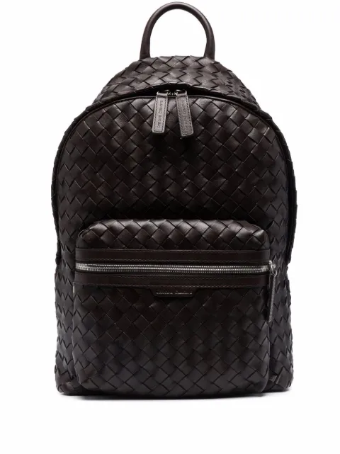 Officine Creative interwoven-design zip-fastening backpack