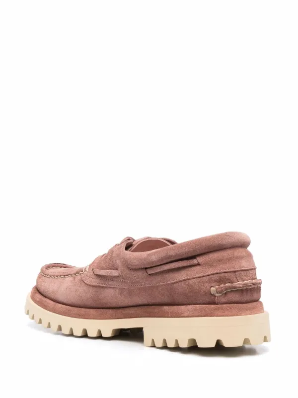 Officine Creative Heritage 102 Boat Shoes - Pink