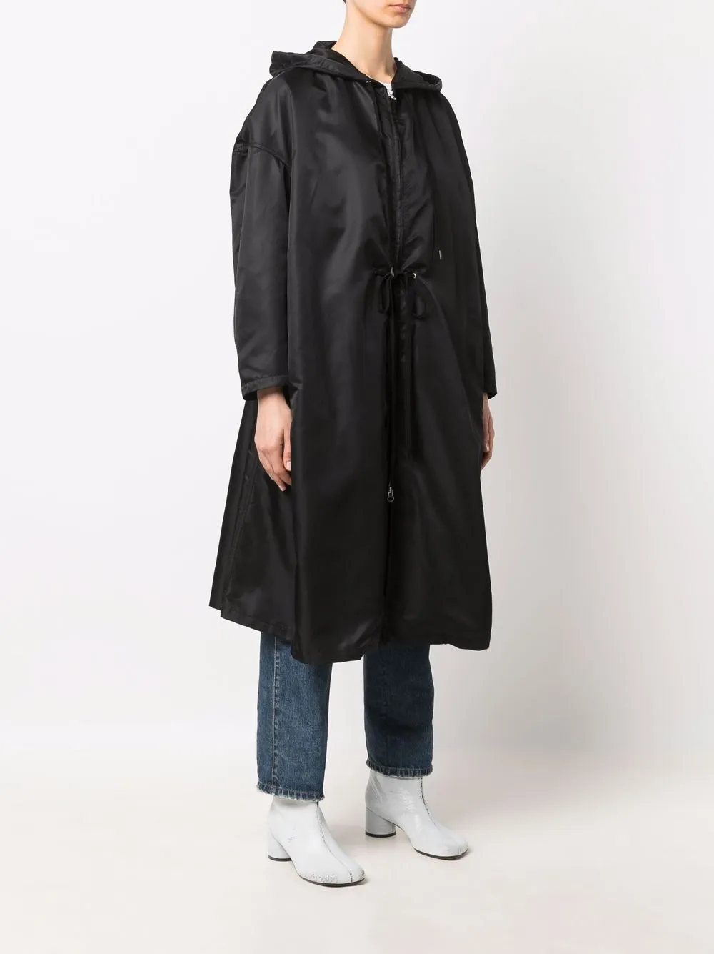 MM6 Maison Margiela ドローストリング フーデッドコート - Farfetch