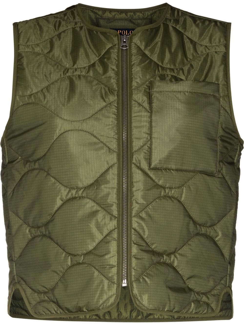 

Polo Ralph Lauren zip-fastening quilted gilet - Green