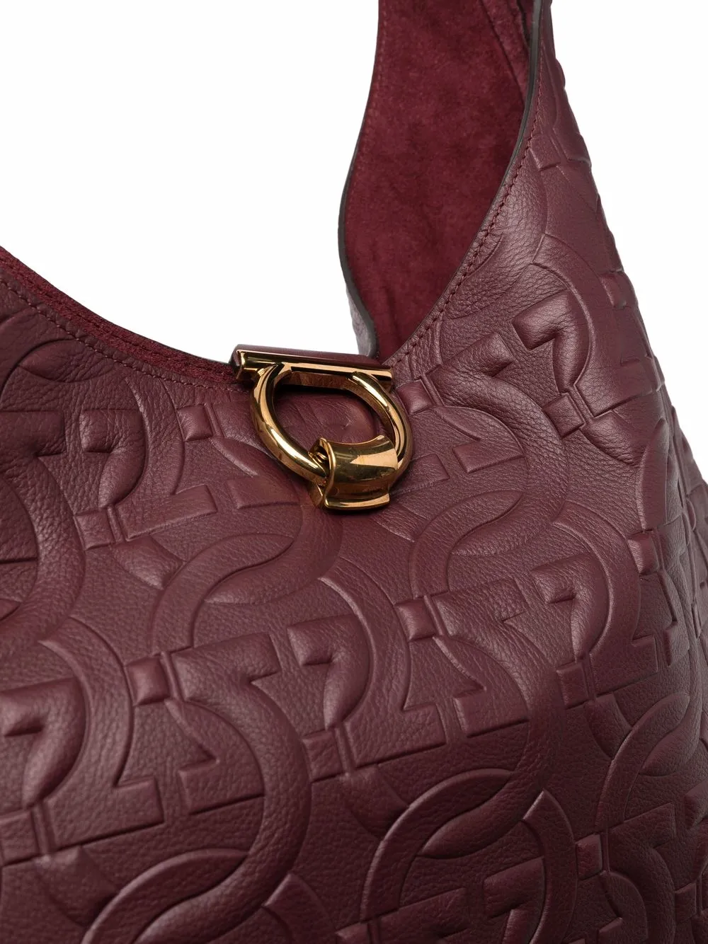 фото Salvatore ferragamo сумка-тоут с тиснением gancini