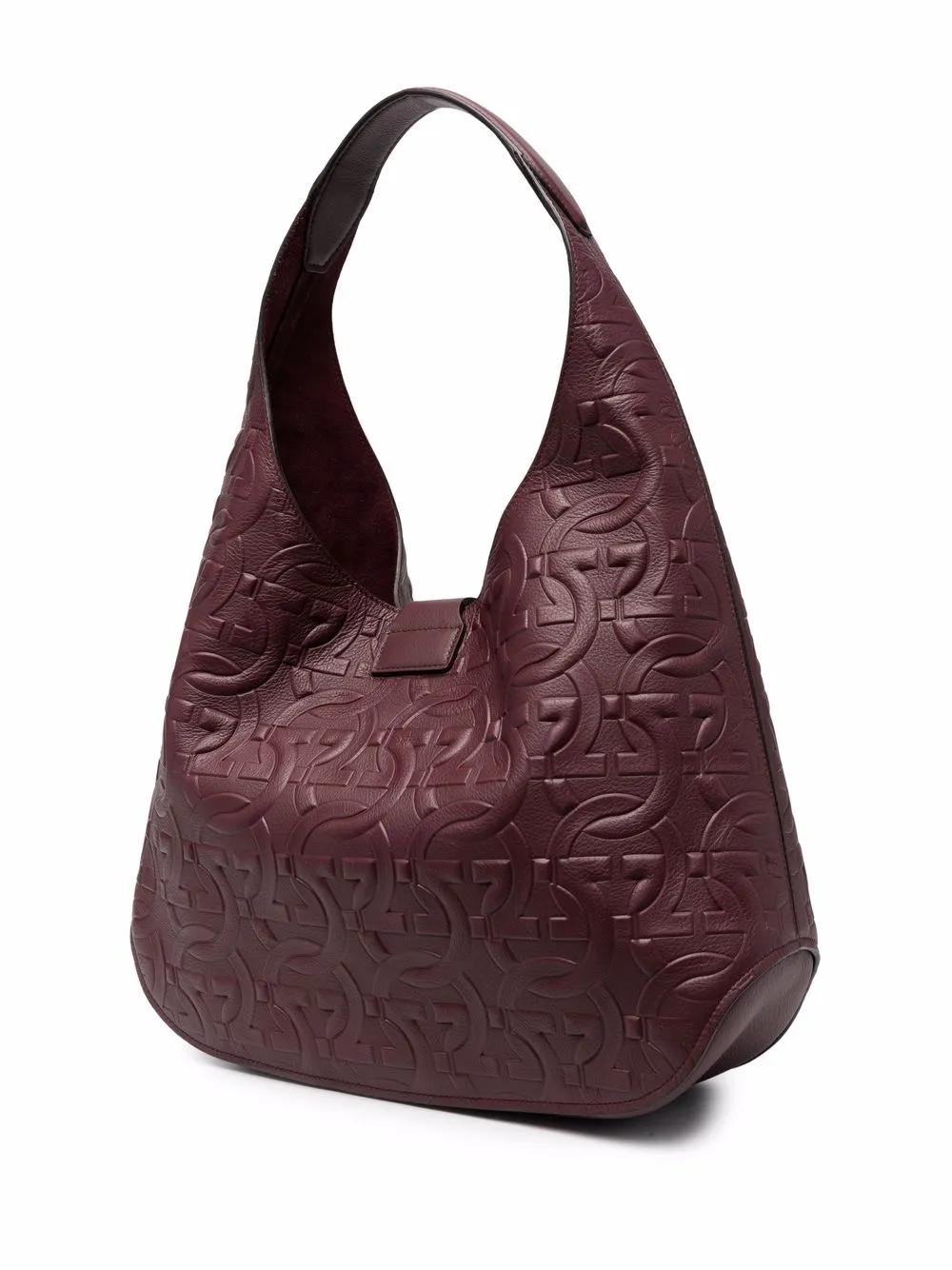 фото Salvatore ferragamo сумка-тоут с тиснением gancini