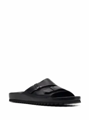 サンダル OFFICINE CREATIVE Men Sandals LOCUARCH521IGNIS1000 Black Men's Black Leather Sandals: ARCHIVE 521 – Officine Creative