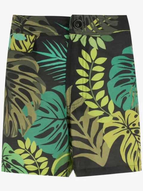 Amir Slama leaf print shorts