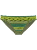 Amir Slama crochet swim briefs - Green