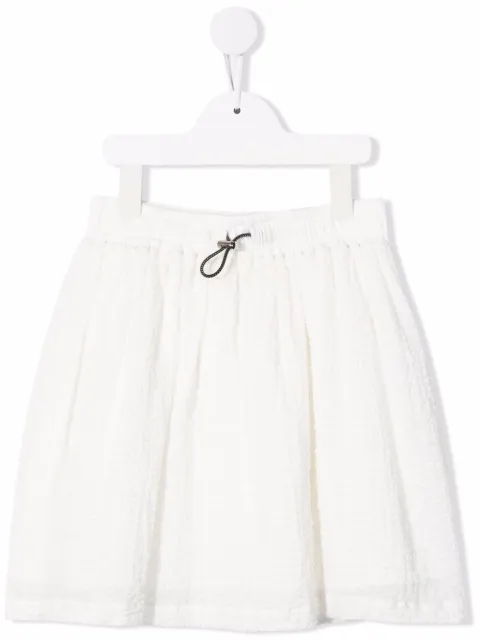 Andorine falda midi con pliegues