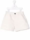 Andorine elasticated denim shorts - Neutrals