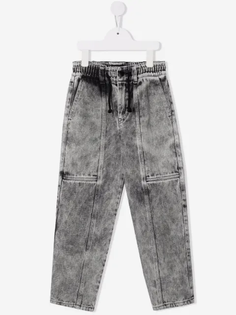 Andorine stonewashed denim jeans