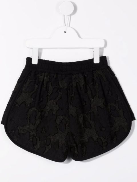 floral lace shorts