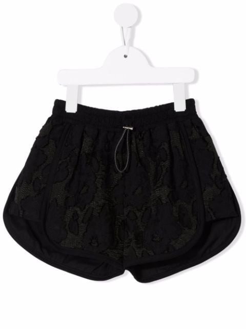 Andorine floral lace shorts