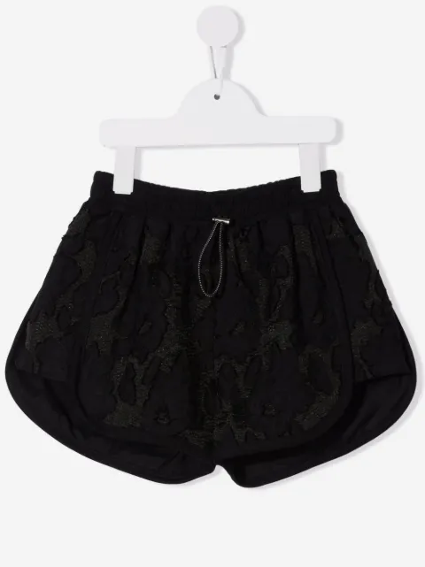 Andorine shorts con encaje floral
