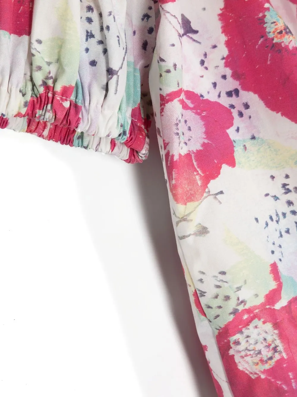  Andorine Asymmetrisches Kleid Mit Blumen Print   Rosa 