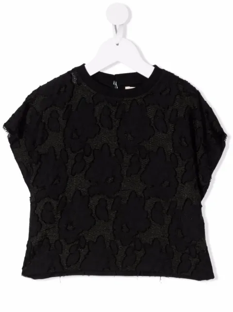 Andorine floral lace T-shirt