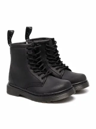 Dr. Martens Kids 1460 Serena Faux Fur Lined Leather Boots Farfetch