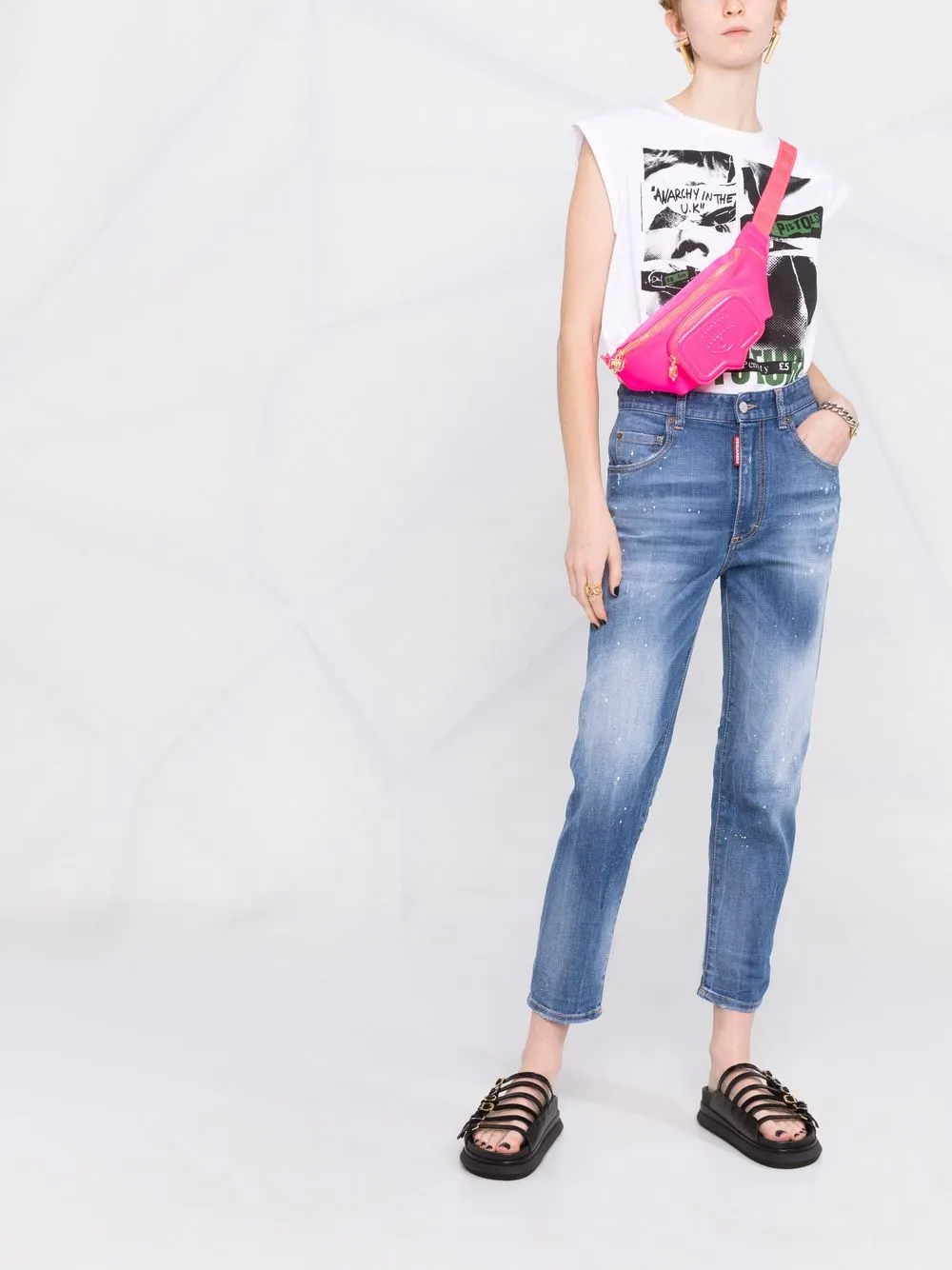 фото Chiara ferragni поясная сумка eyelike