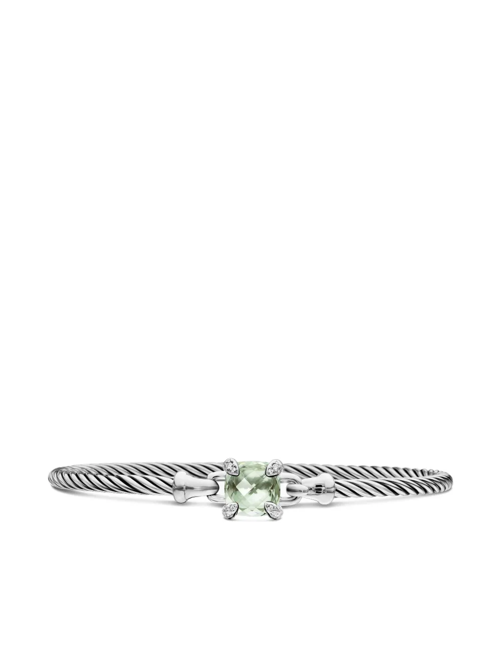David Yurman sterling silver Chatelaine diamond bracelet (3mm) | Silver | Image 1