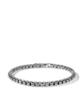 David Yurman sterling silver Double Box chain bracelet (4mm)