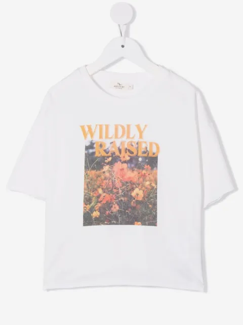 Andorine organic cotton graphic T-shirt
