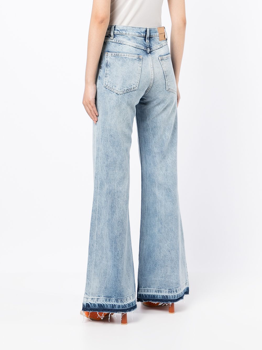 фото Natasha zinko джинсы washed denim flared