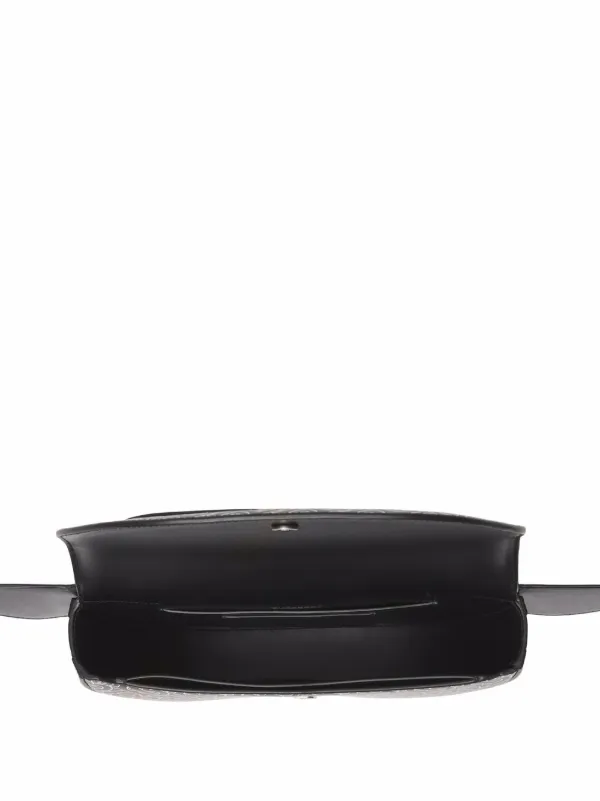 Burberry Olympia TB monogram-print Belt Bag | Black | FARFETCH