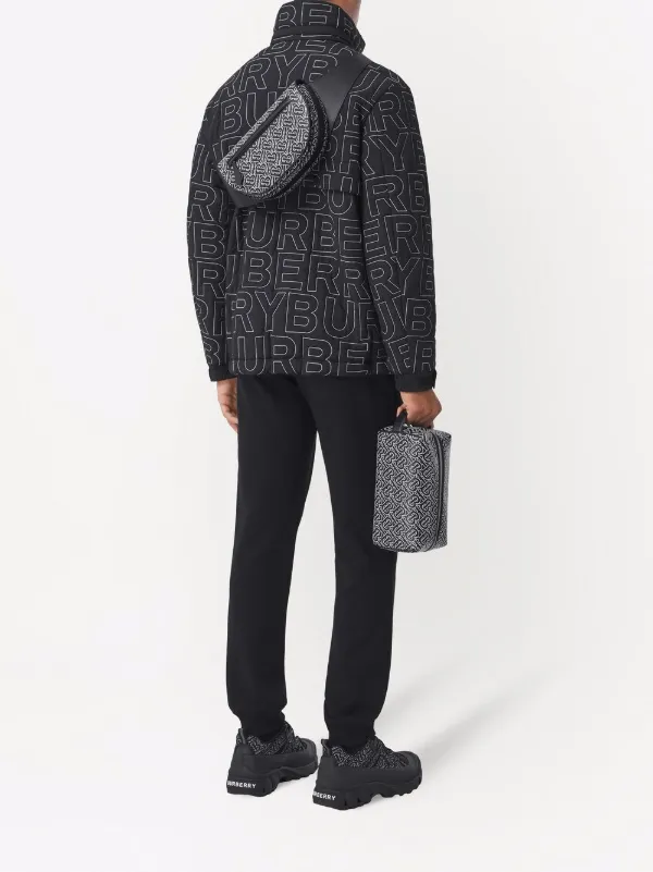 バッグ BURBERRY TB Monogram Belt Body Bag Burberry Olympia TB monogram-print Belt Bag | Black | FARFETCH