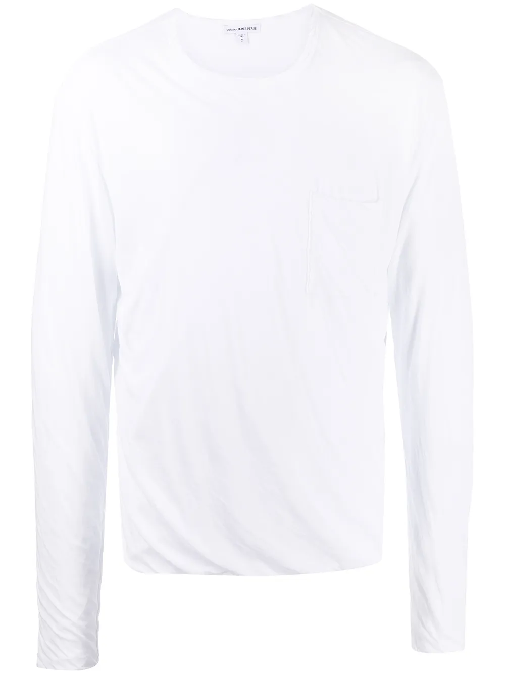 James Perse топ с длинными рукавами