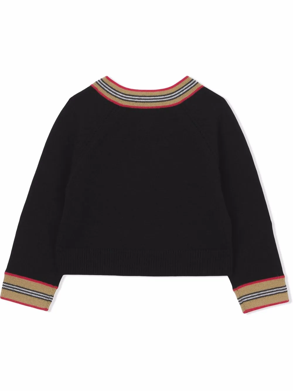 фото Burberry kids комплект из платья и кардигана в полоску icon stripe