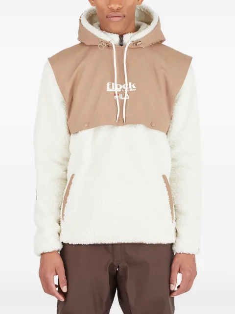Fila fleece-paneled hoodie