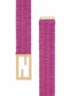 Fendi FF logo plaque belt